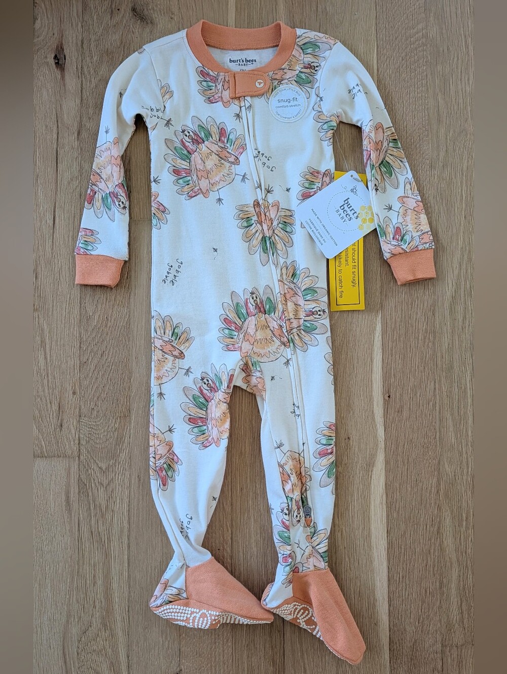 Burt's Bees Organic Cotton Thanksgiving Pajamas